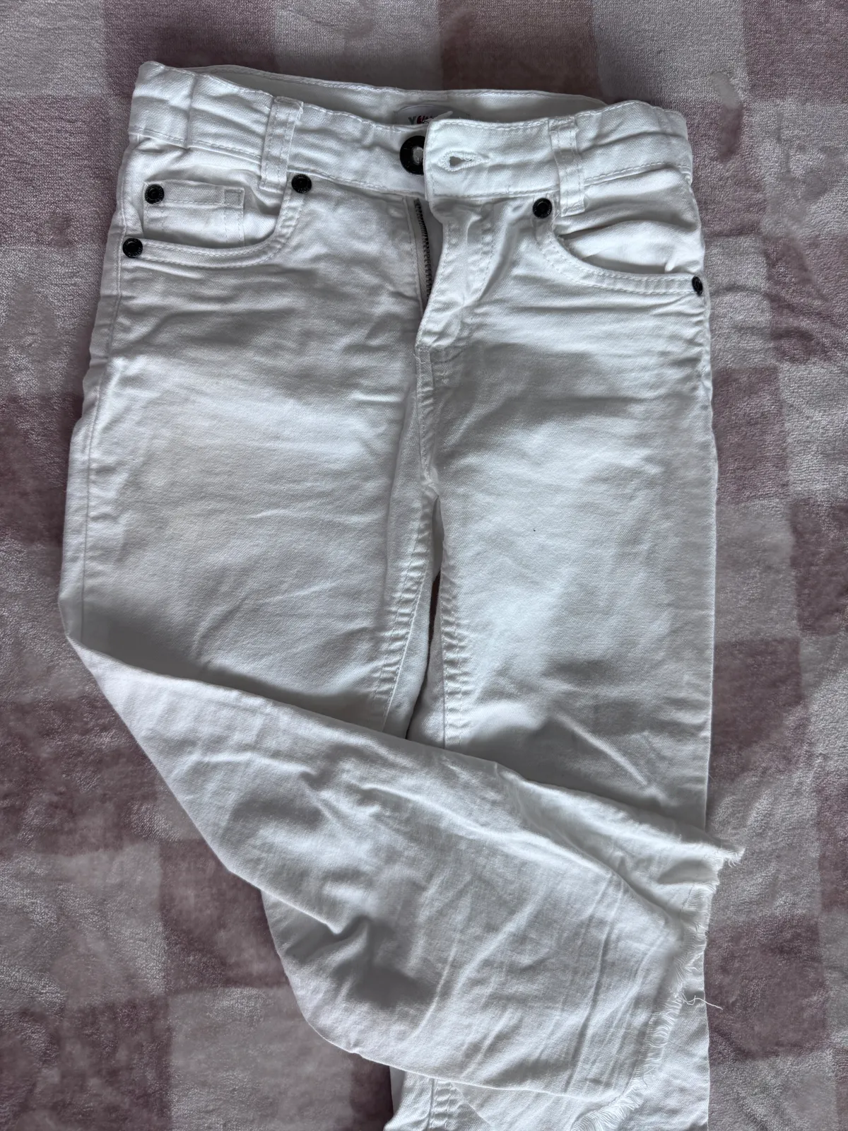 Wide shot of a garment where the flaw is hidden